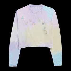NWOT AWESOME Taylor Swift Cropped Tie Dye